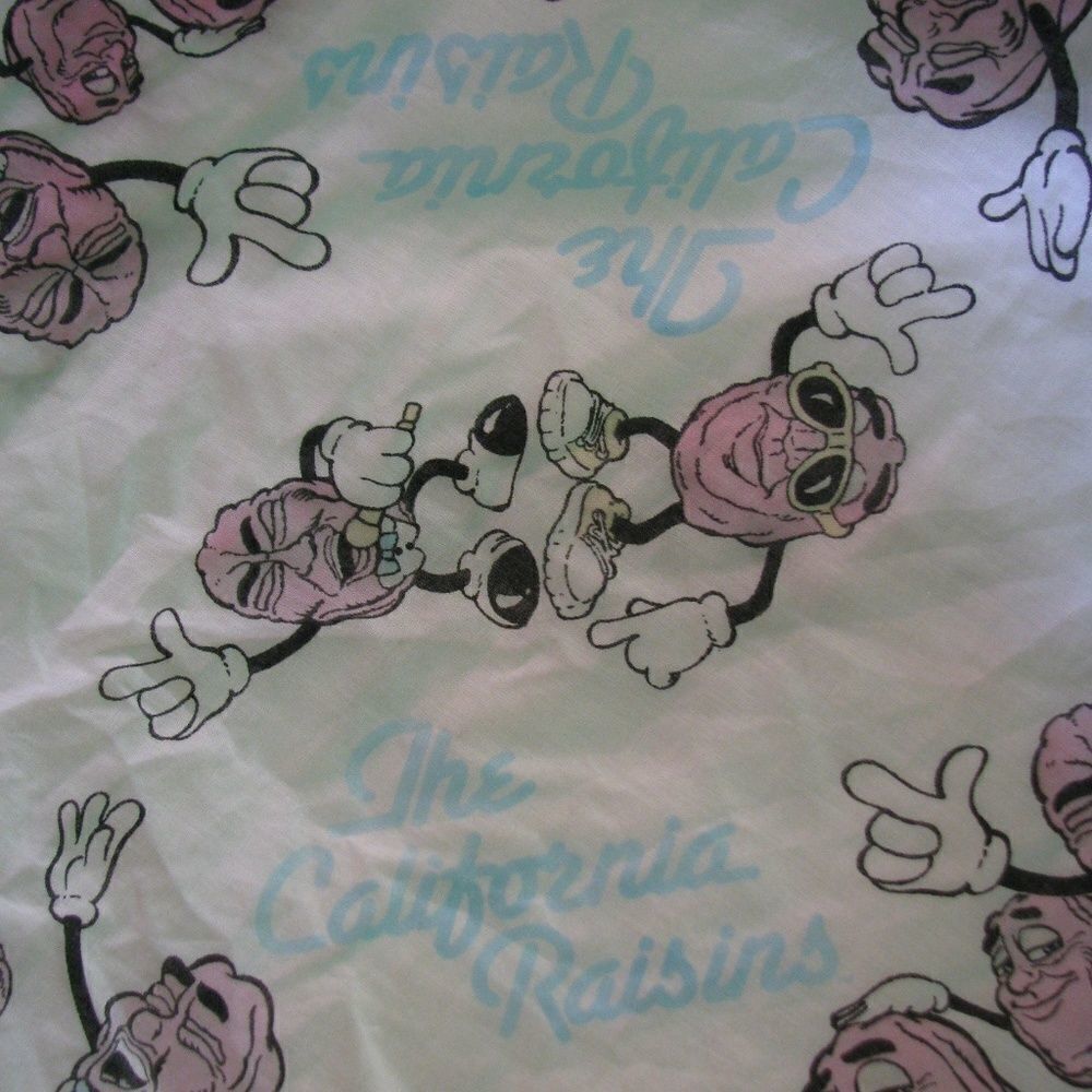 Vintage California Raisins Pocket Square/Bandana